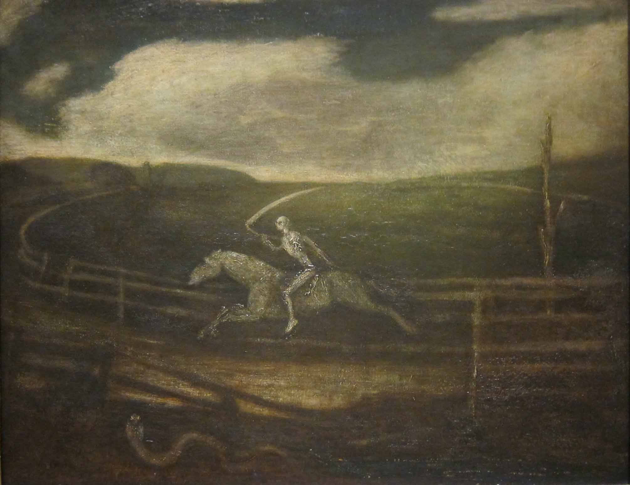 Albert Pinkham Ryder Die Rennbahn oder der Tod auf einem fahlen Pferd